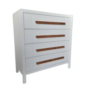 COMODA EGABRUM BLANCO TIRADOR ROBLE